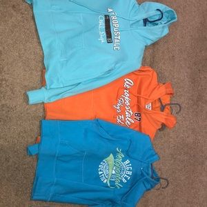 Lot of Aeropostale hoodies. Size Small.